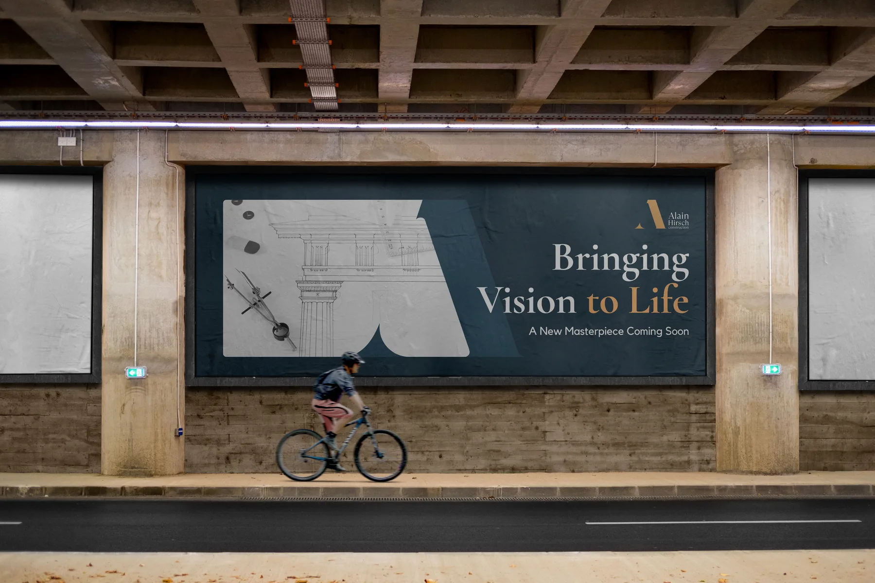 Bringing vision to life construction billboard