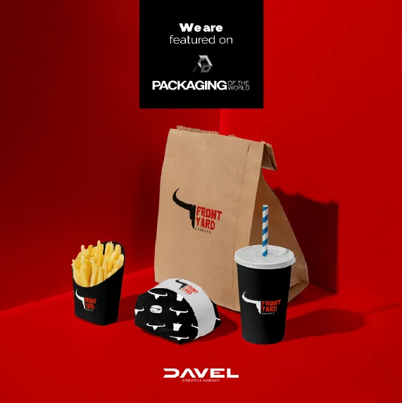 Front Yard Burger packaging on Packaging of the World