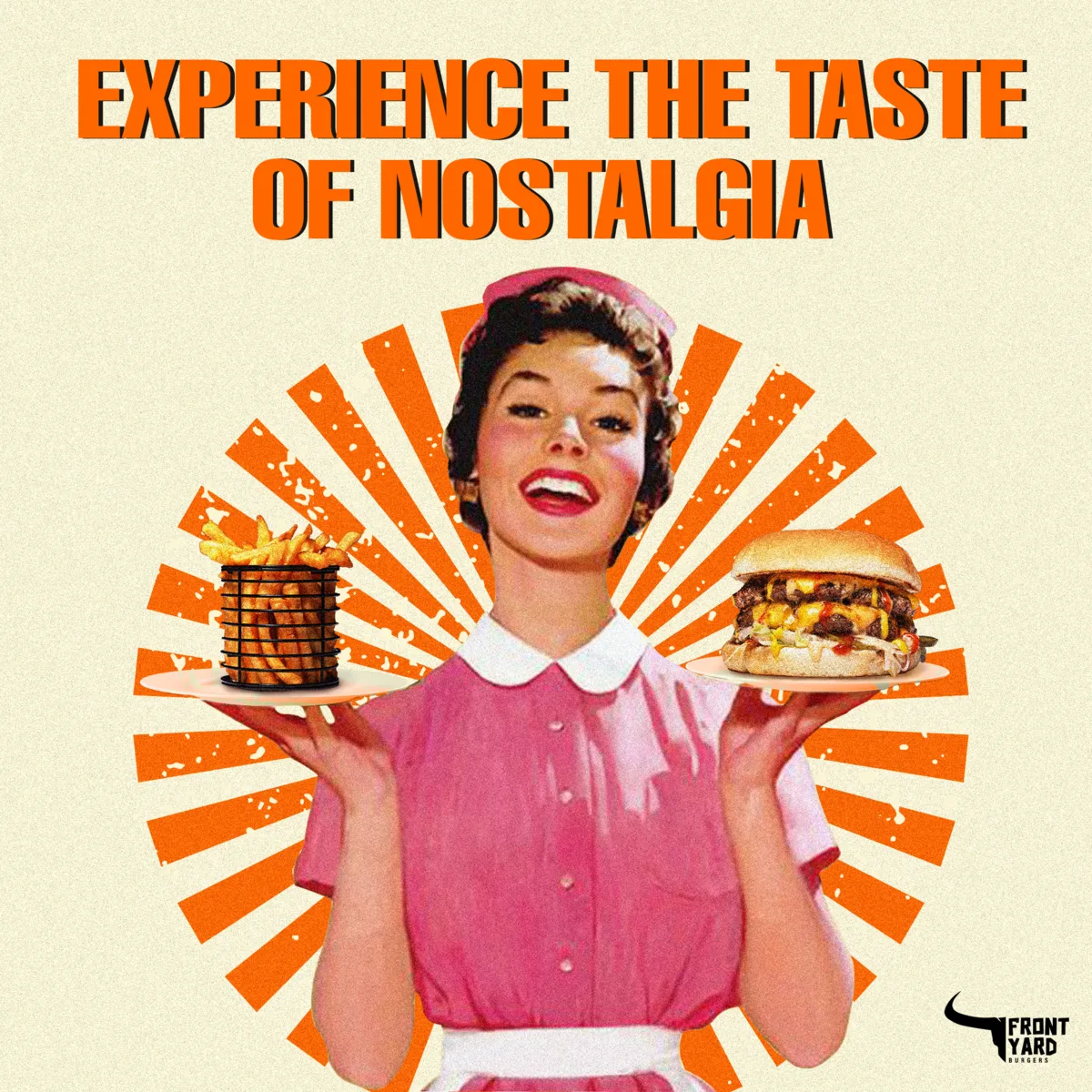 Experience the taste of nostalgia campaign visual