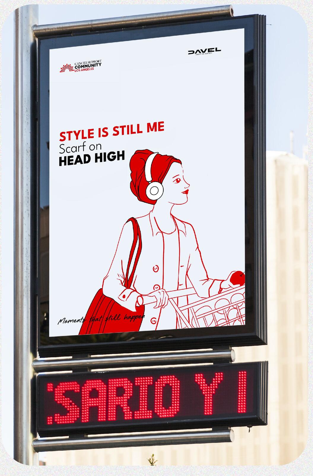 Style Is Still Me poster on a street display