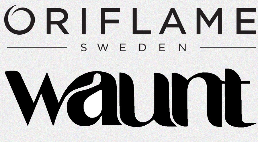 Oriflame Sweden and WAUNT logos