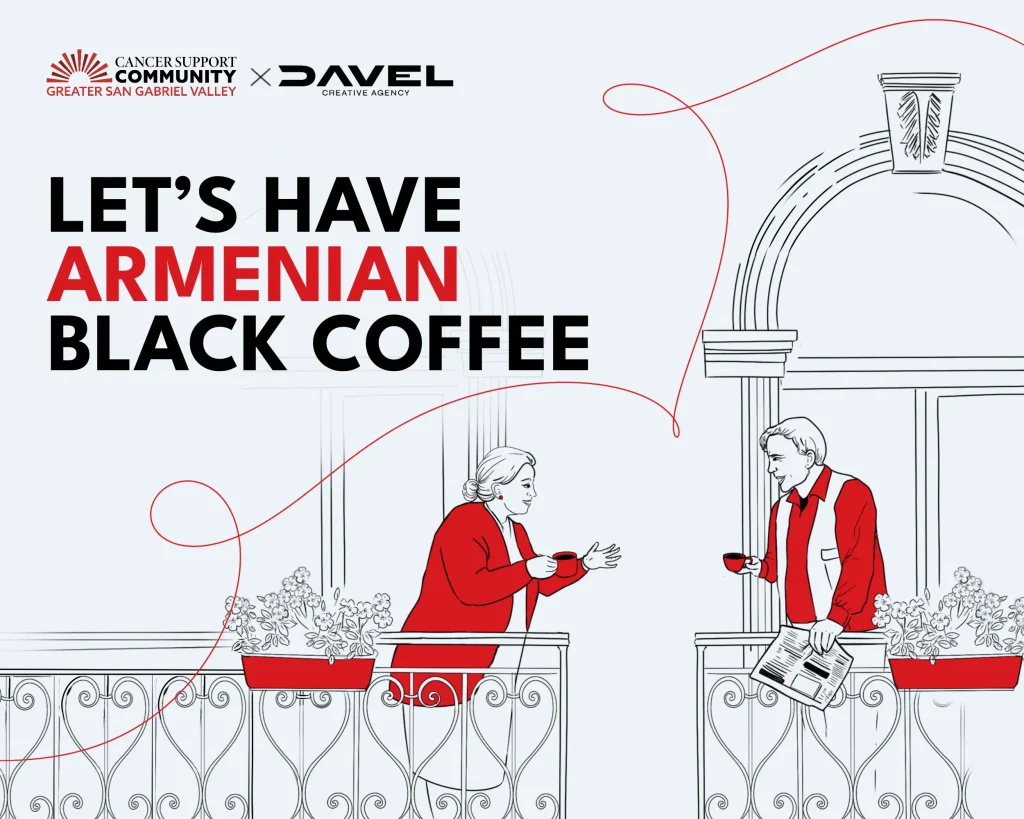 Let's Have Armenian Black Coffee campaign for Cancer Support Community