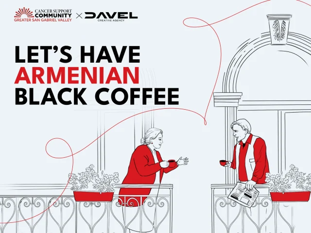Let's Have Armenian Black Coffee campaign for Cancer Support Community